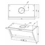 Misoko MR-BX1428R 71CM傾斜式抽油煙機：高速2800轉，智能電熱除油，無縫焊接機身